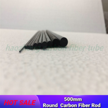 2-20pcs Carbon Fiber Rod 1 2 2.5 3 3.5 4 4.5 5 5.5mm x500mm